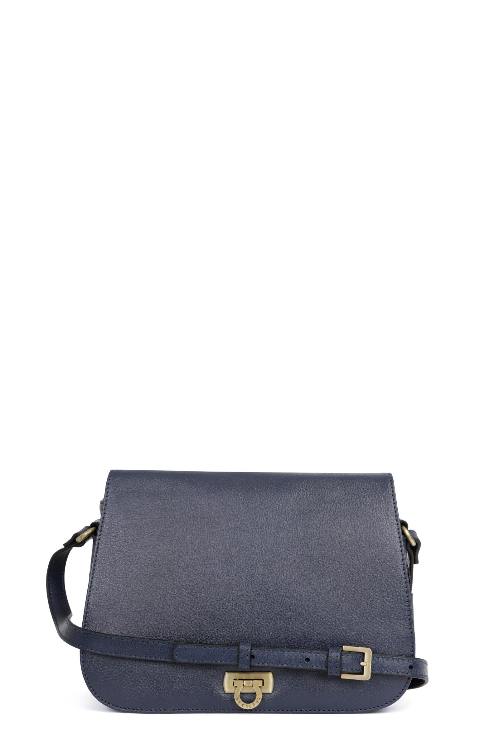 Crossbody bag - Leather - Marine