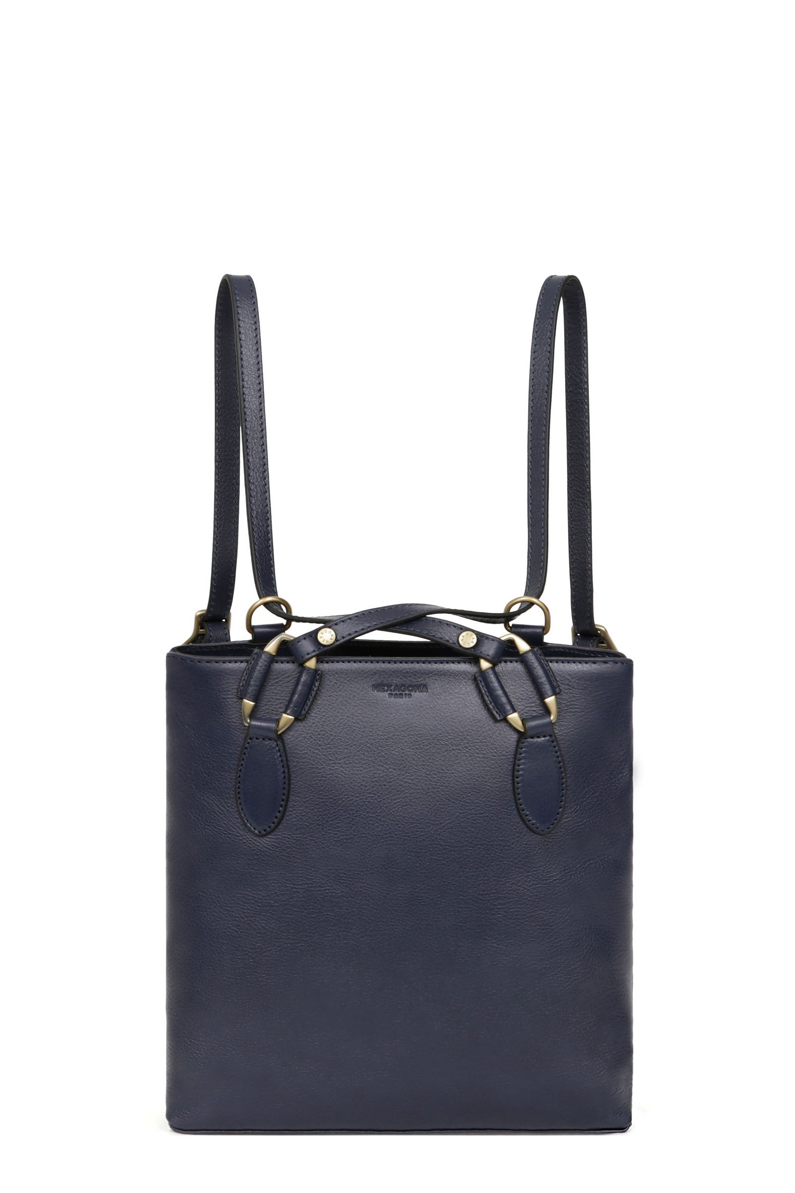 Convertible bag - Leather - Marine