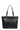 Shoulder tote bag - A4 - Leather - Noir