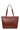 Shoulder tote bag - A4 - Leather - Marron