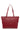 Shoulder tote bag - A4 - Leather - Carmin