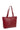 Shoulder tote bag - A4 - Leather - Carmin