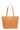 Shoulder tote bag - A4 - Leather - Tan