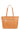 Shoulder tote bag - A4 - Leather - Tan