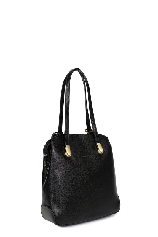 Sac transformable - Cuir - Noir