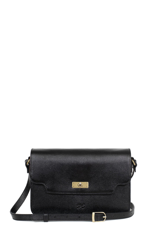 Crossbody bag - Leather - Noir