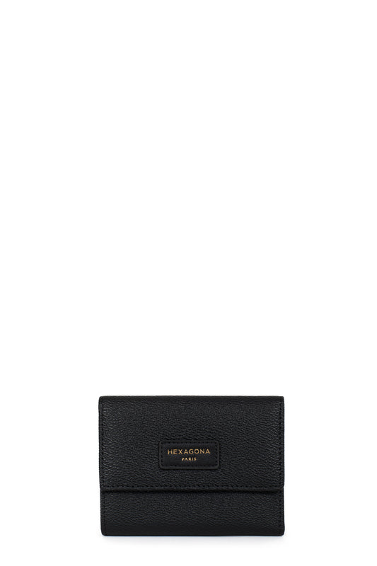 Wallet - 1 flap - Stop RFID - Noir