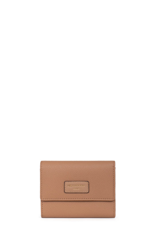 Wallet - 1 flap - Stop RFID - Noisette