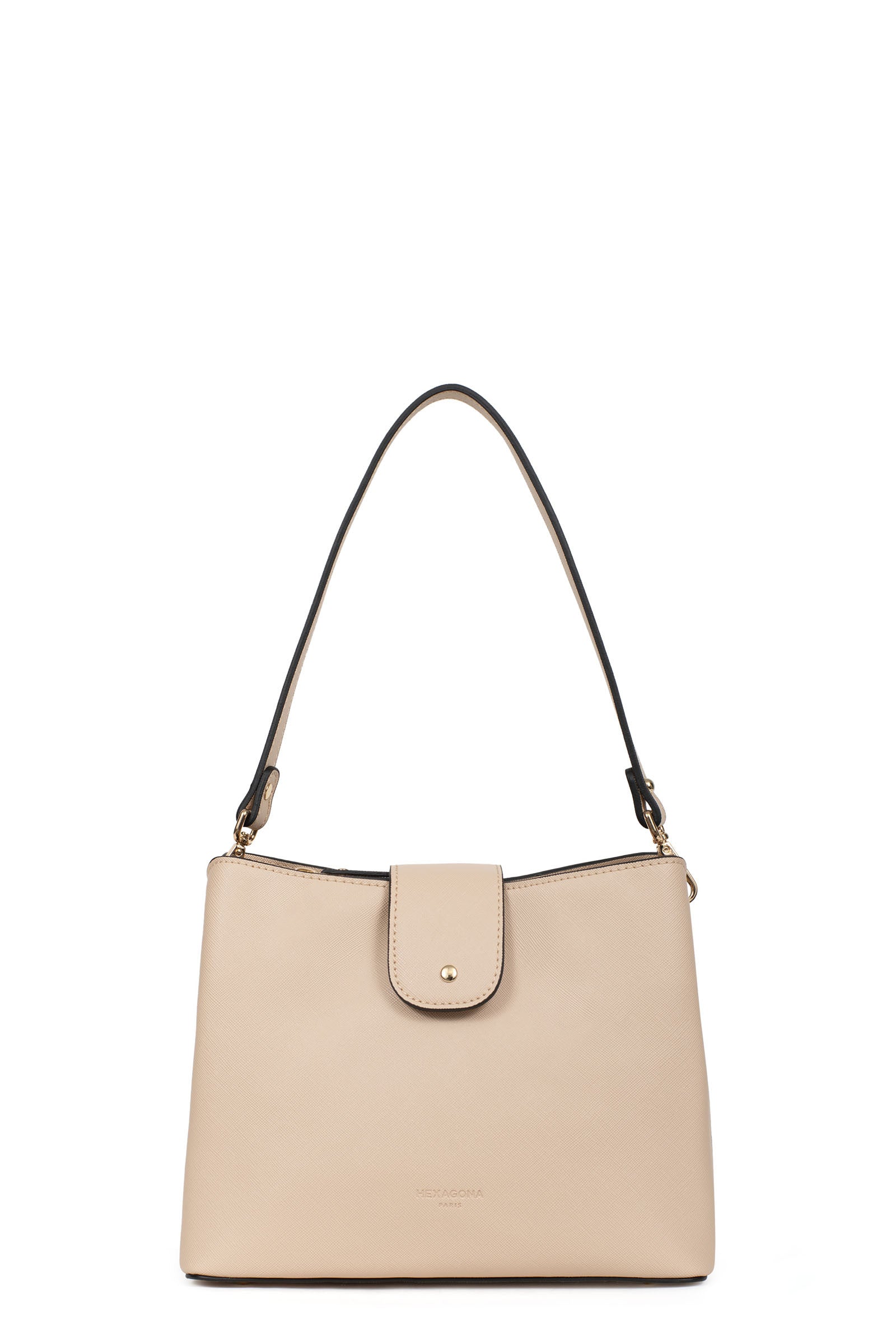 Shoulder bag with 1 handle - Beige