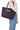 Sac cabas porté épaule - A4 - Grand - Bleu-ciel
