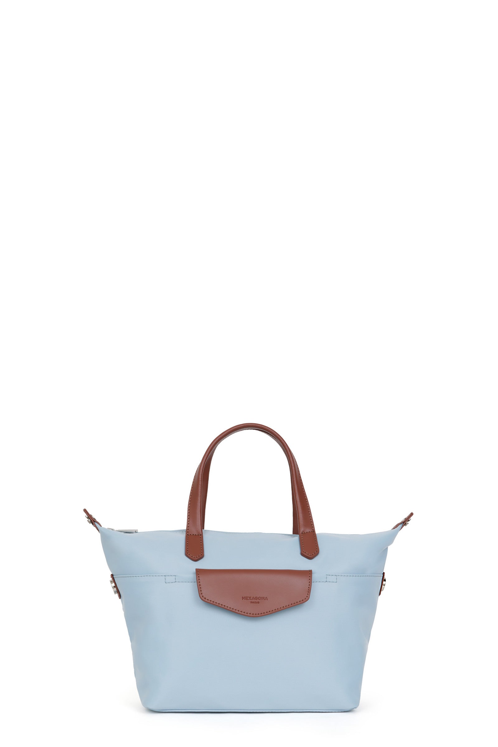 Hand-carried tote bag - Bleu-ciel