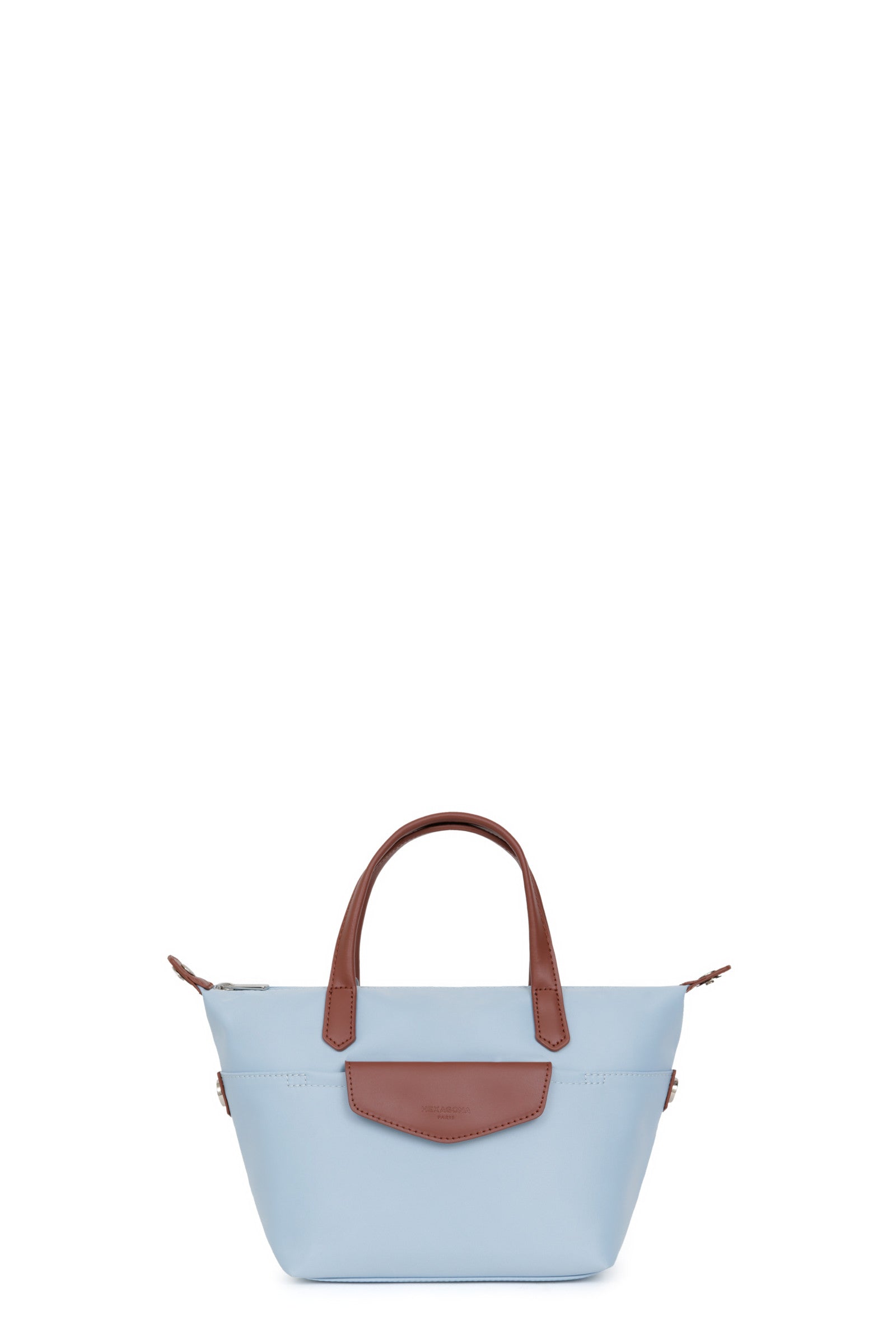 Hand-carried tote bag - Bleu-ciel