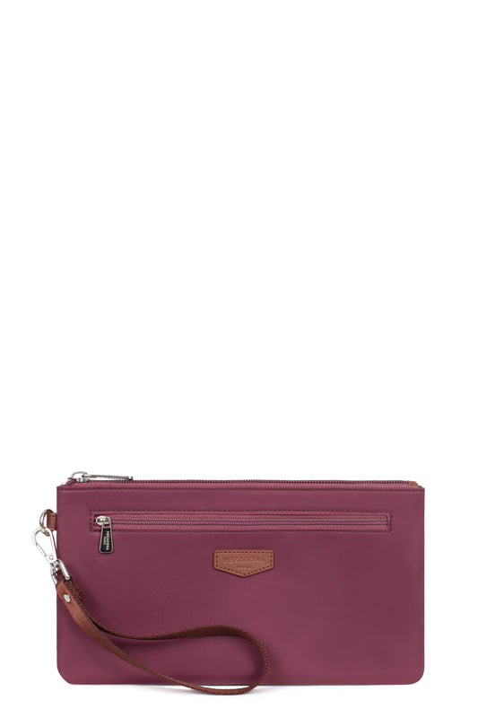 Wristlet pouch - Cassis