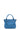 Handbag with 2 handles - Leather - Azur