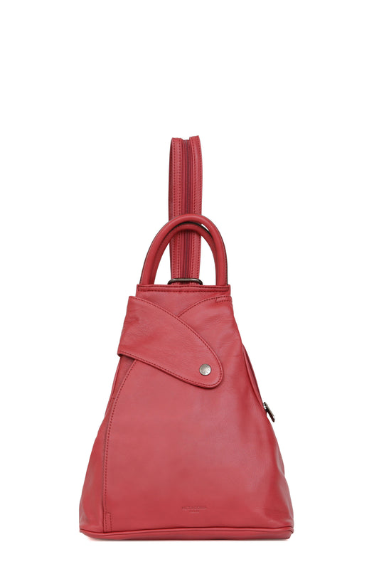 Convertible bag - Leather - Carmin