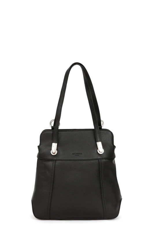 Sac transformable - Cuir - Noir