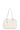 Shoulder bag with 2 handles - A4 - Leather - Blanc