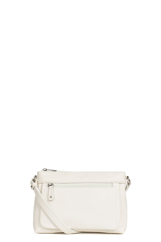 Crossbody bag - Leather - Blanc