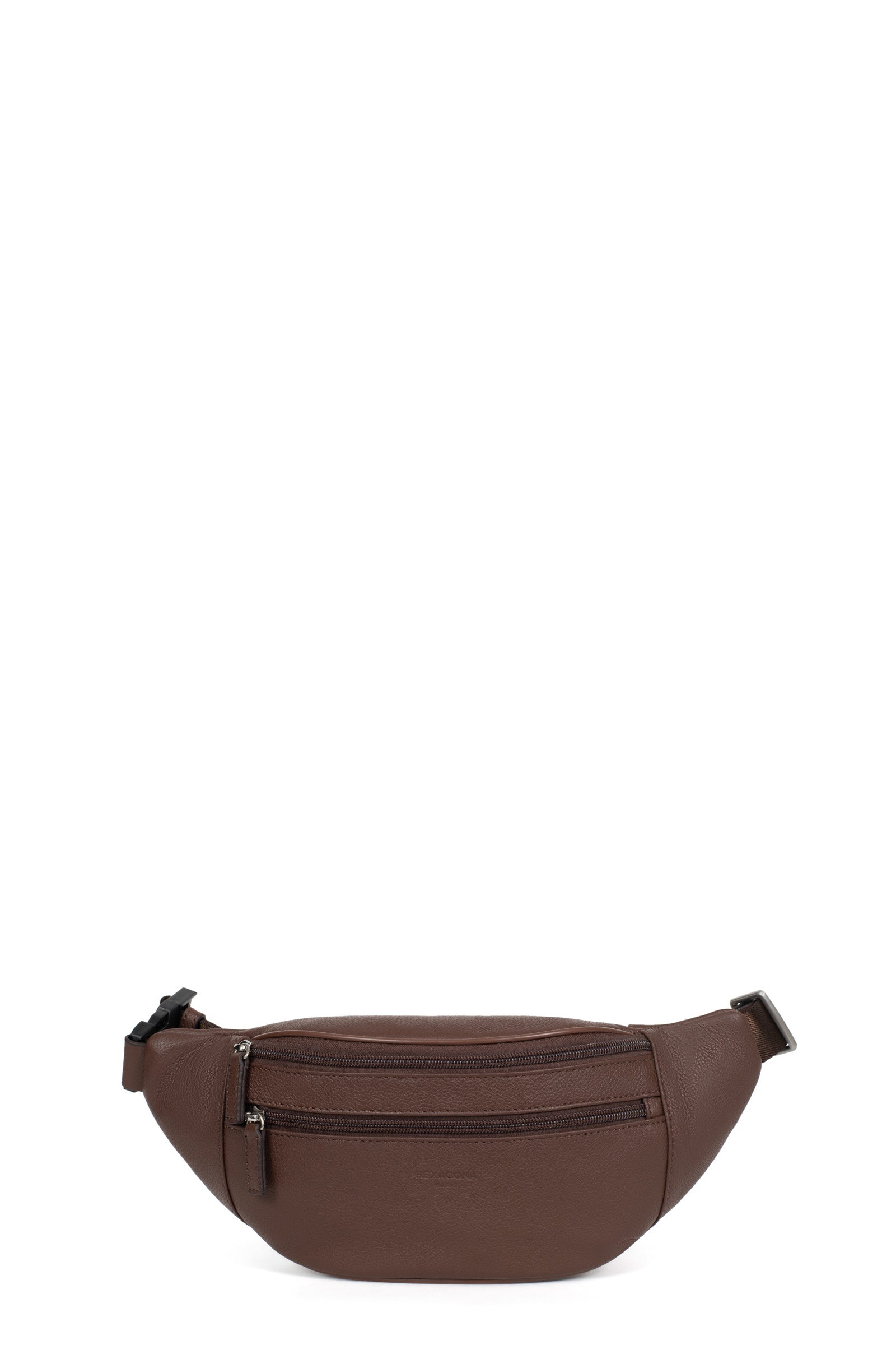 Sac banane - Cuir - Chocolat