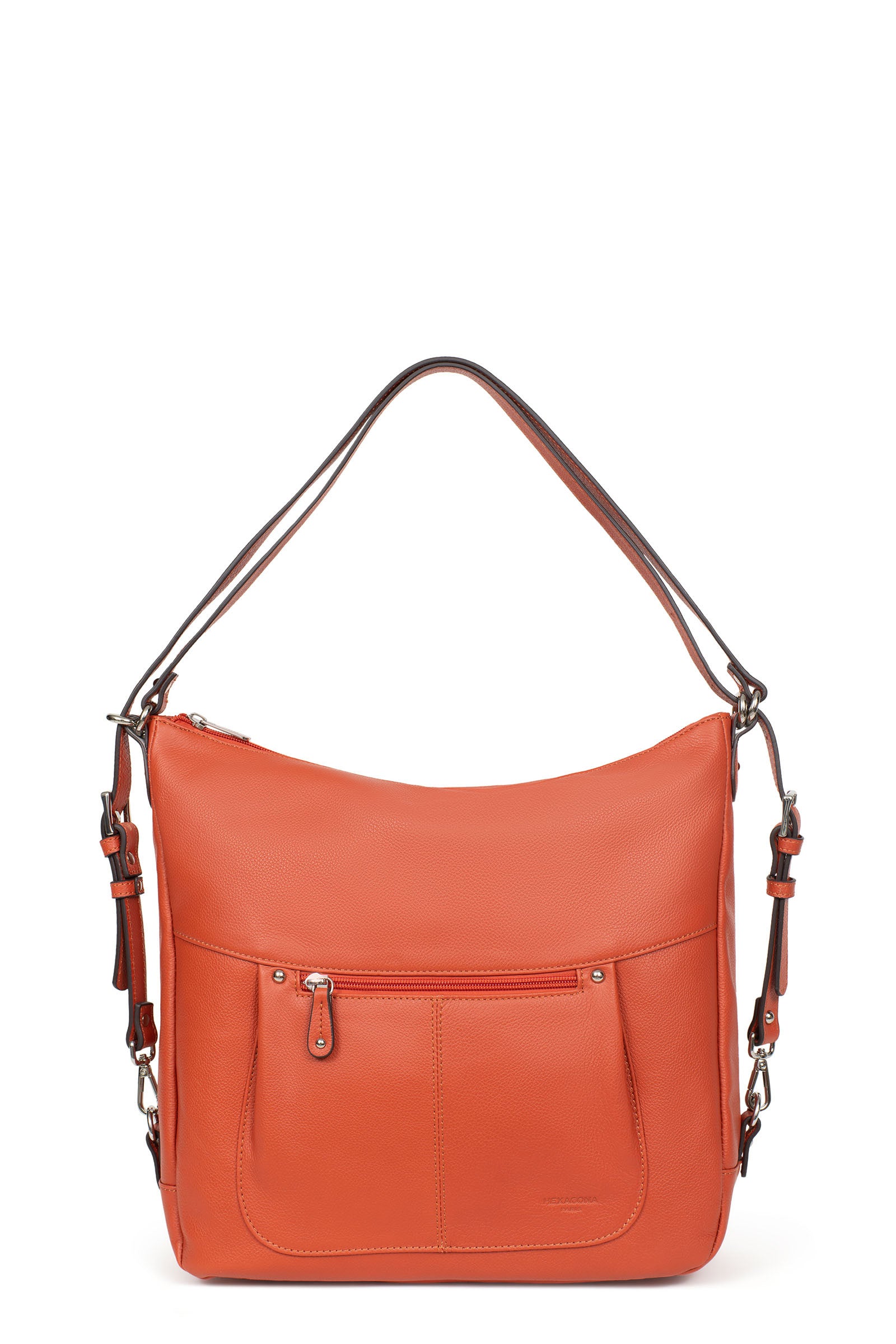 Sac transformable - A4 - Cuir - Orange