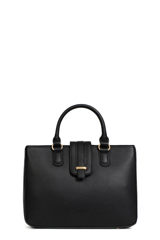 Handbag with 2 handles - Noir