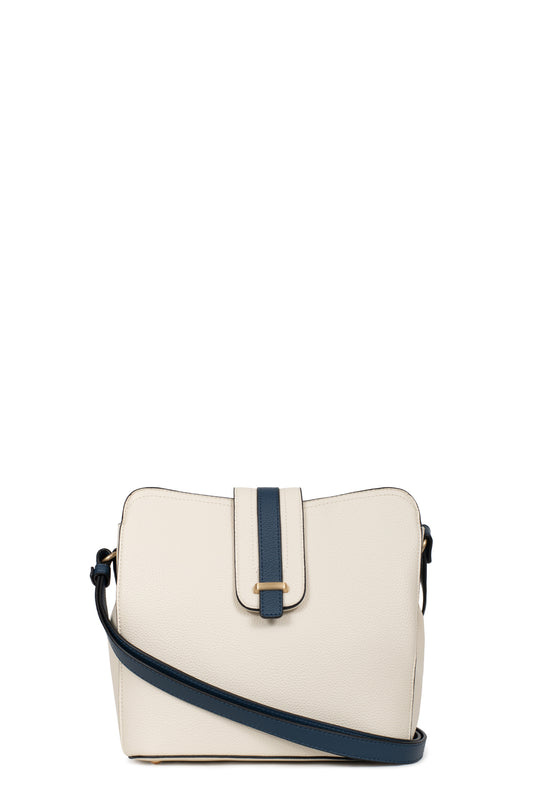 Crossbody bag - Ivoire/bleu-nuit