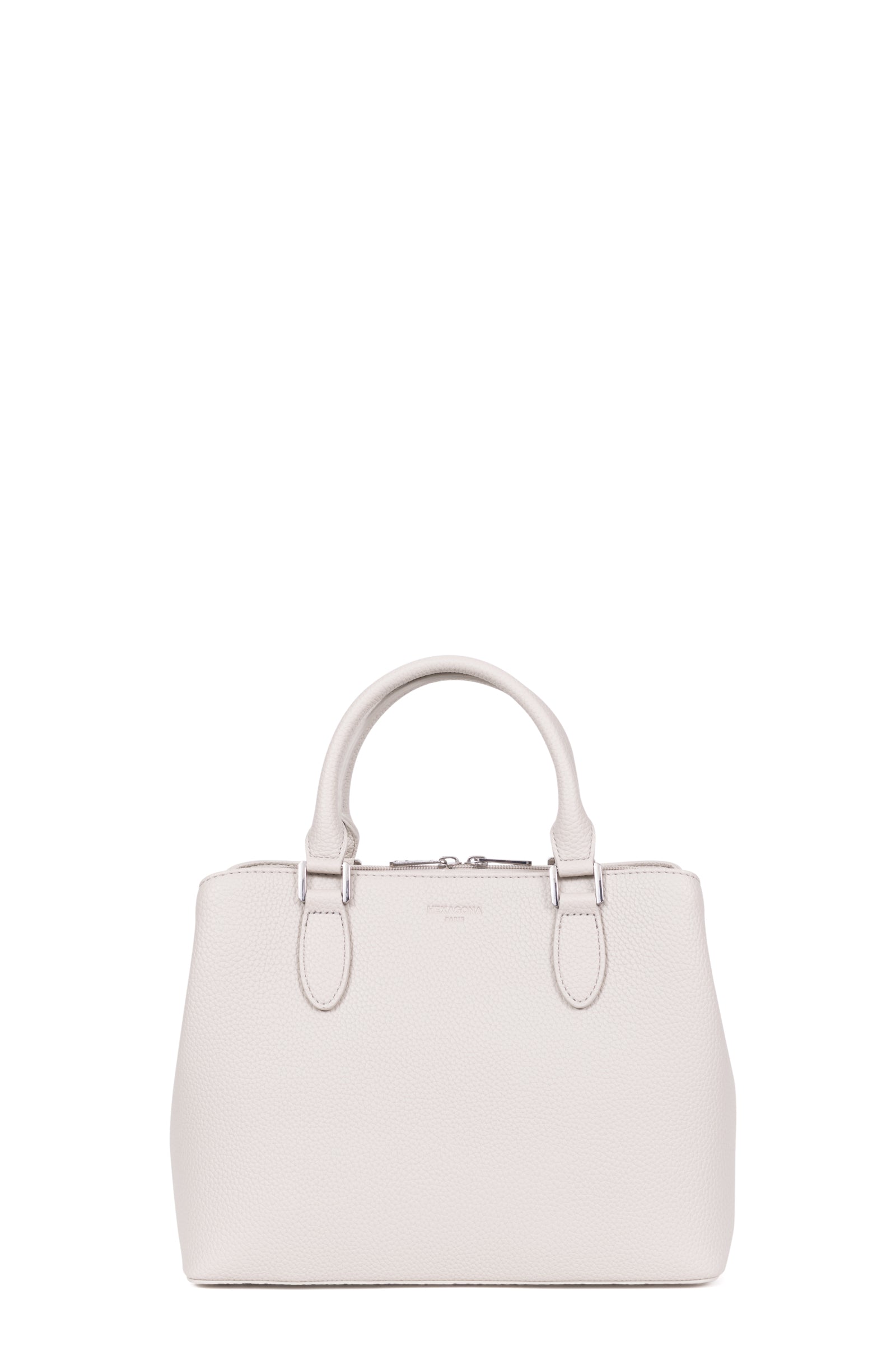 Handbag with 2 handles - Beige