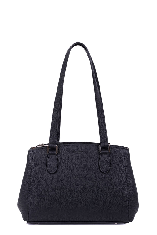 Shoulder bag with 2 handles - Noir