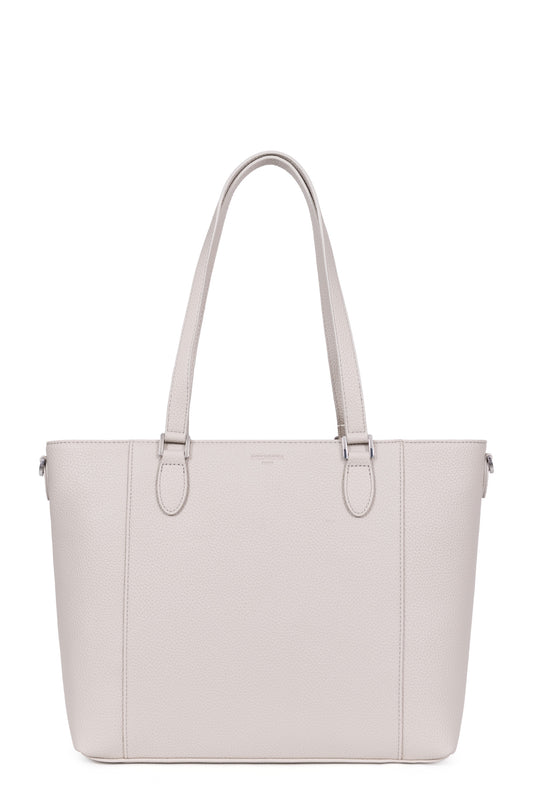 Shoulder tote bag - A4 - Beige