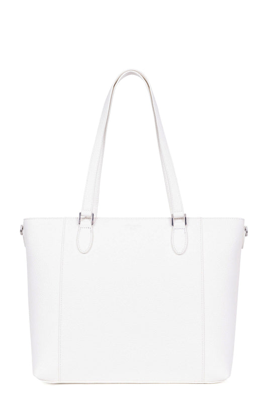 Sac cabas porté épaule - A4 - Blanc