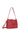 1-strapped shoulder bag - Leather - Rouge-foncé