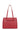 2-strapped shoulder bag - A4 - Leather - Rouge-foncé