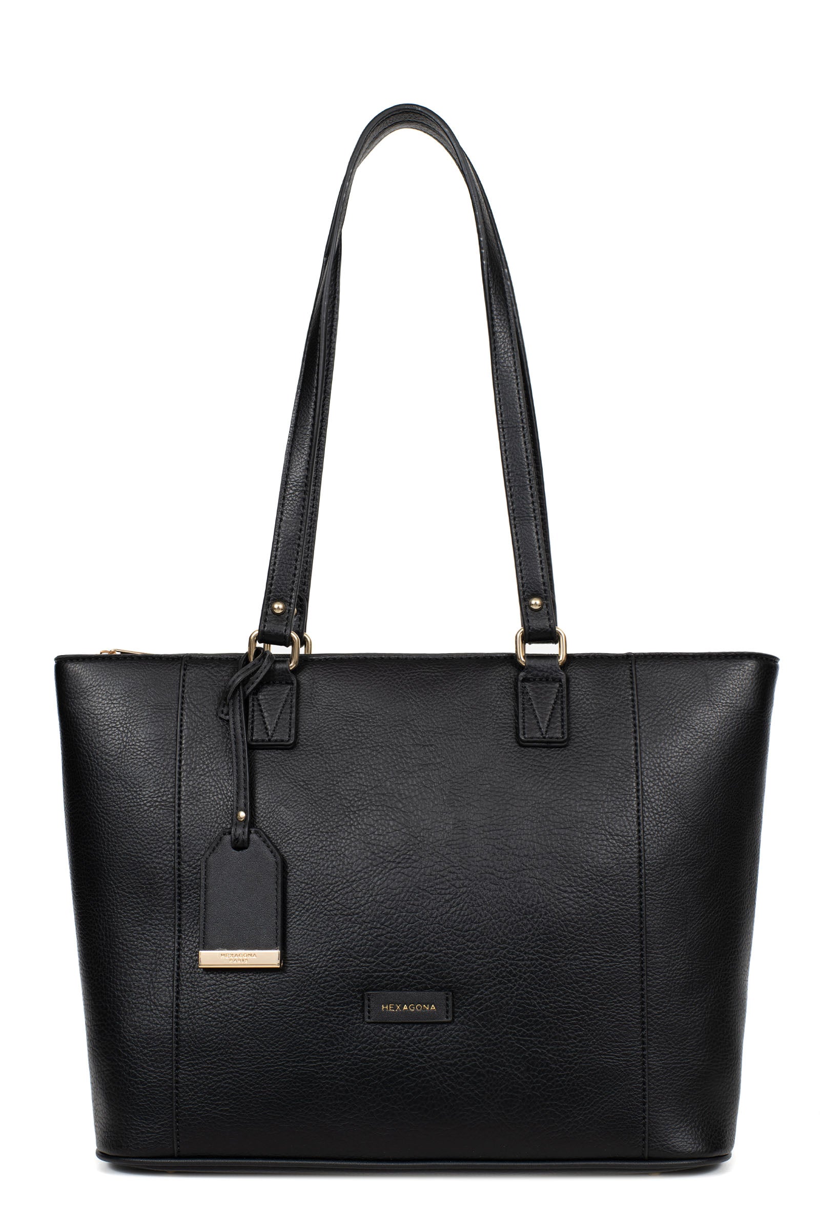 Shoulder-carried tote bag - A4 - Noir