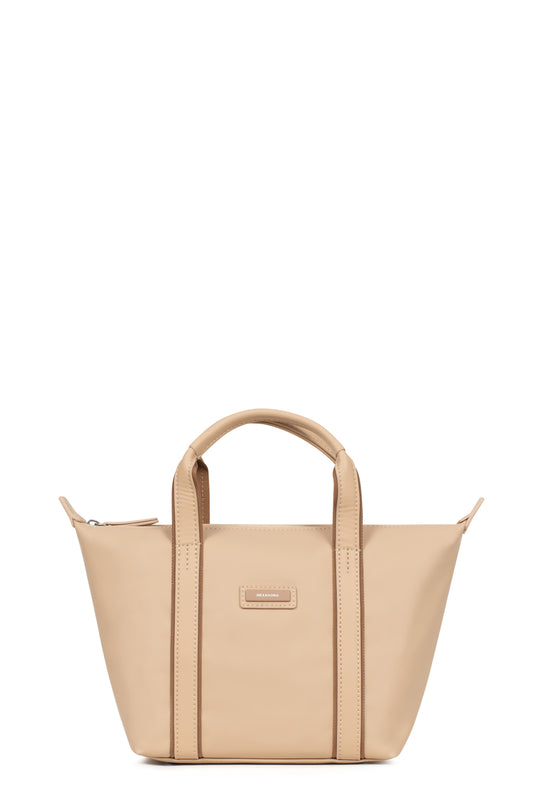 Hand-carried tote bag - Sable