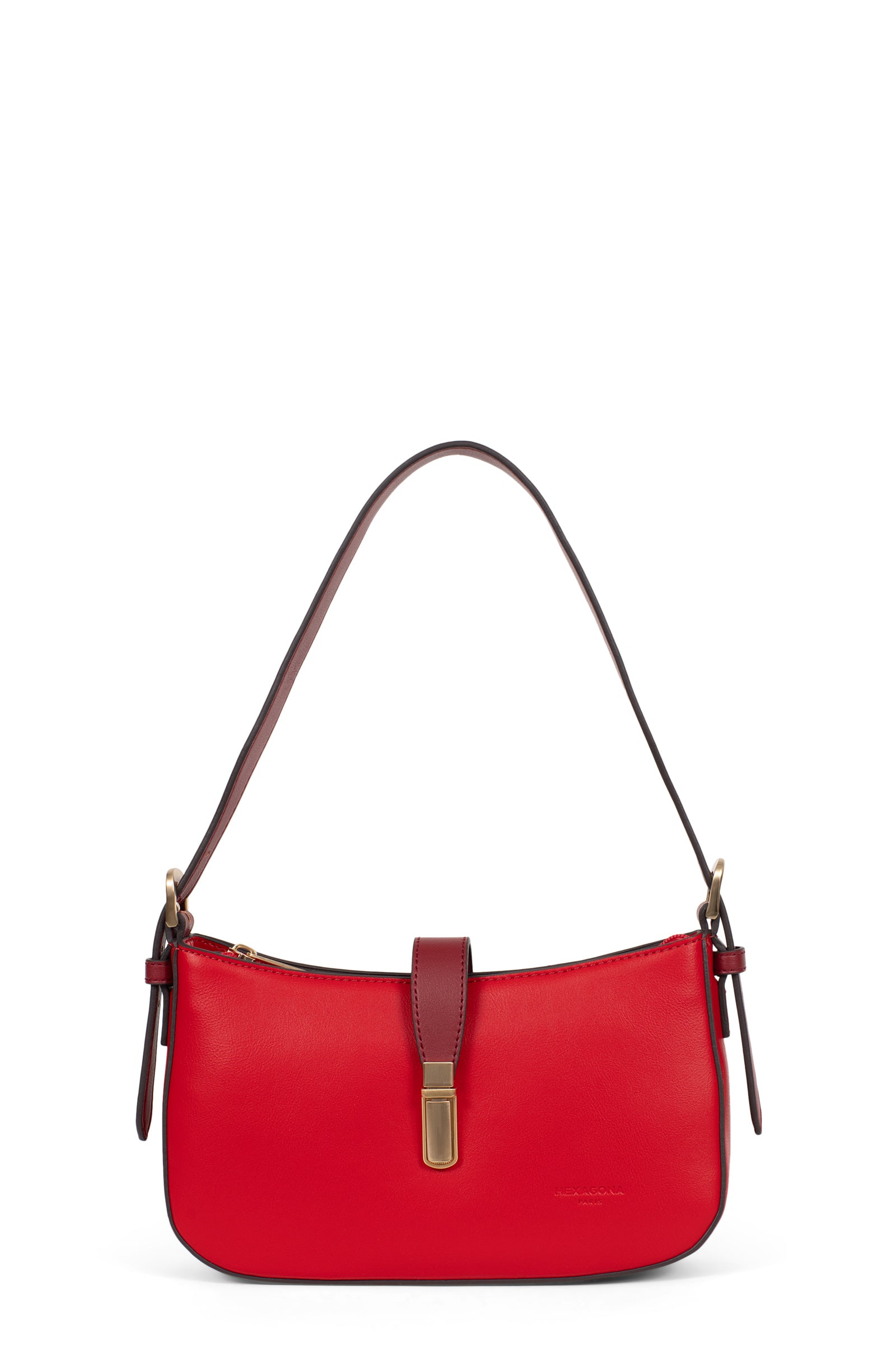 1-strapped shoulder bag - Rouge/carmin