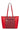 Shoulder-carried tote bag - A4 - Rouge/carmin