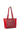 Shoulder-carried tote bag - A4 - Rouge/carmin